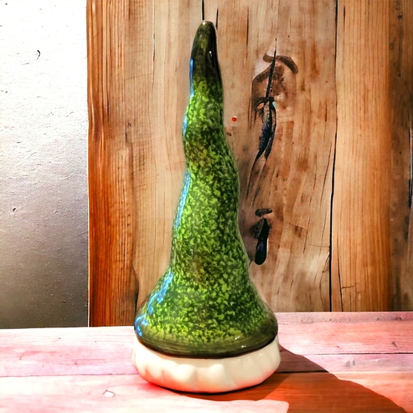 Ikea Vinter  Decoration Santa Claus Green Tall Hat 7.5" - Picture 3 of 4